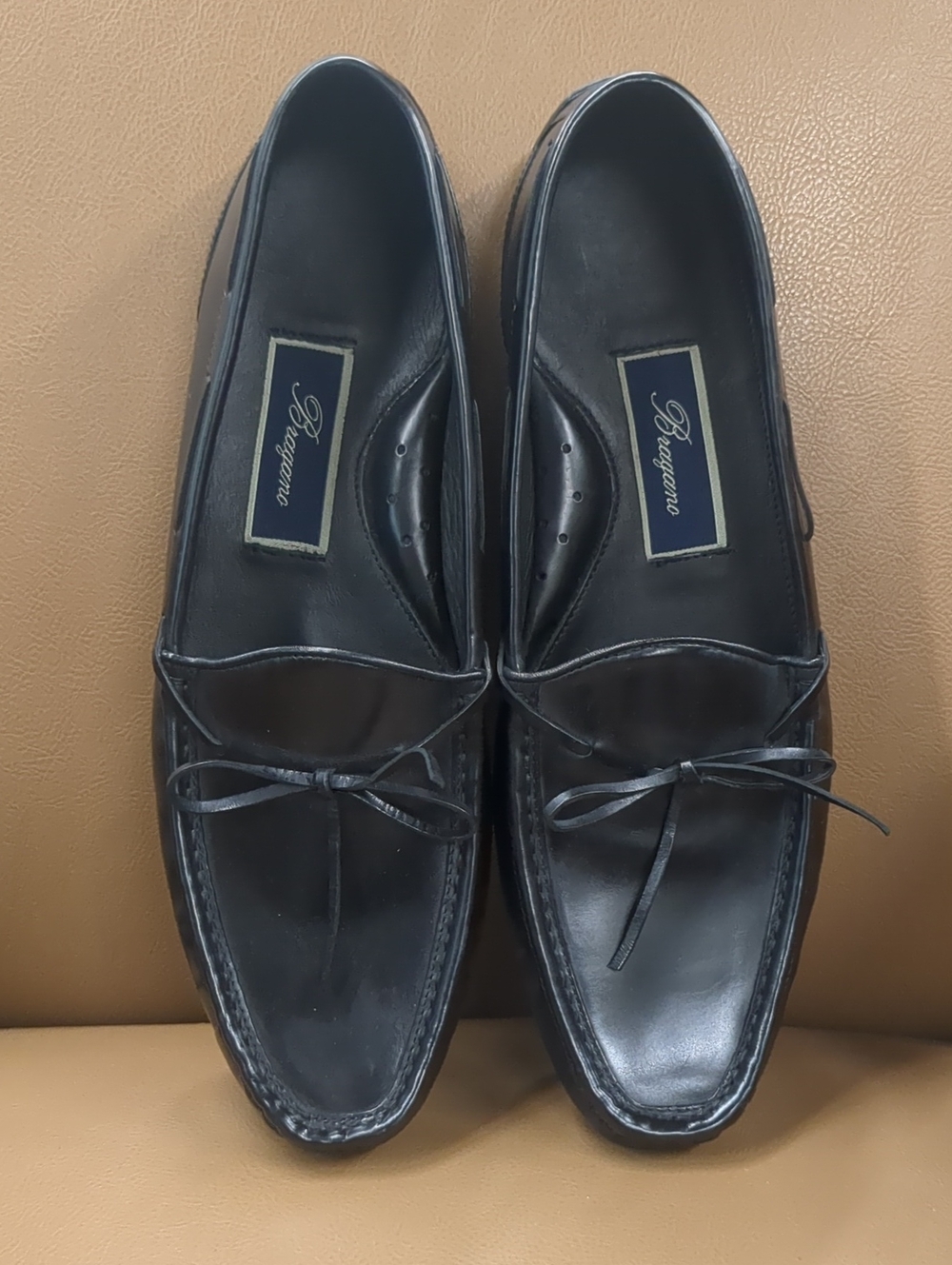 Men’s Black Leather Loafers